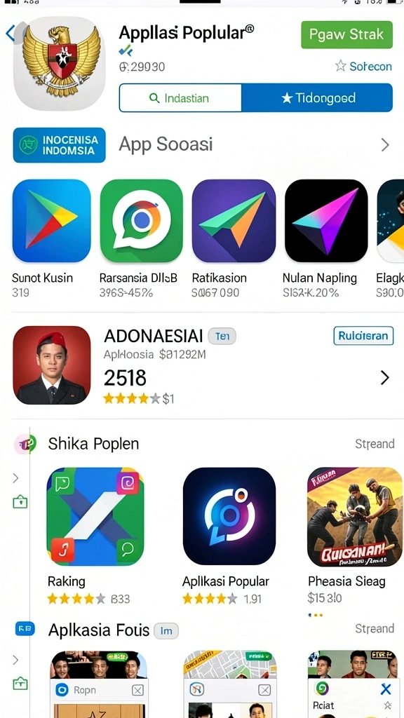 browin88 - Tampilan menu permainan yang menarik.