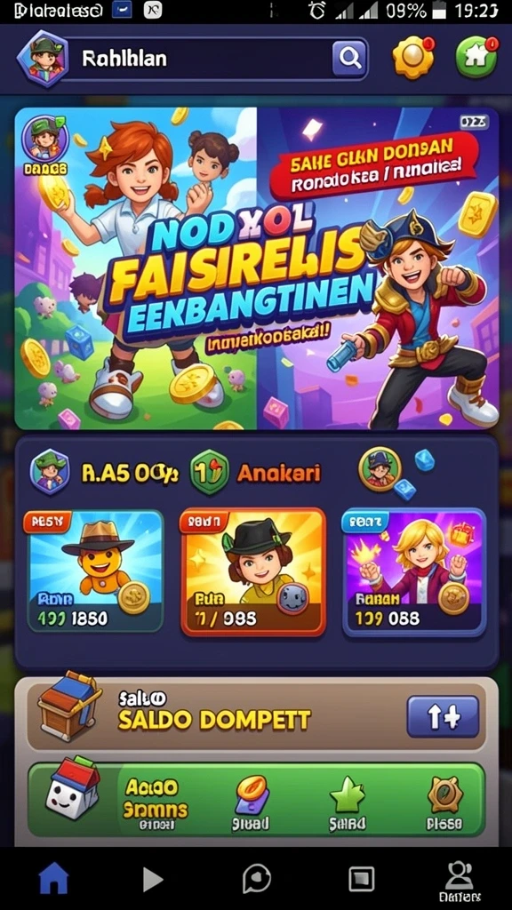 fatci99 - Menampilkan karakter utama yang siap berpetualang.