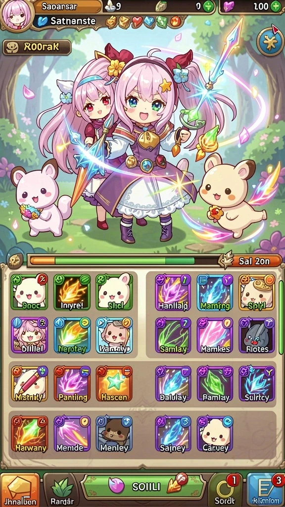 king403 - Skenario pertempuran epik di dalam game.