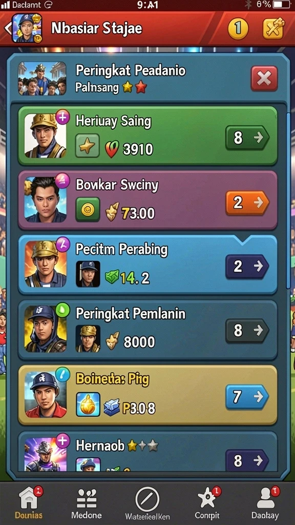 tar555 - Tampilan karakter utama dalam aksi epik.